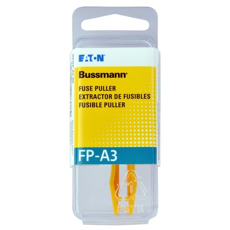 EATON BUSSMANN Bussmann 20 amps FP Yellow Fuse Puller 5 pk, 5PK BP/FP-A3-RP